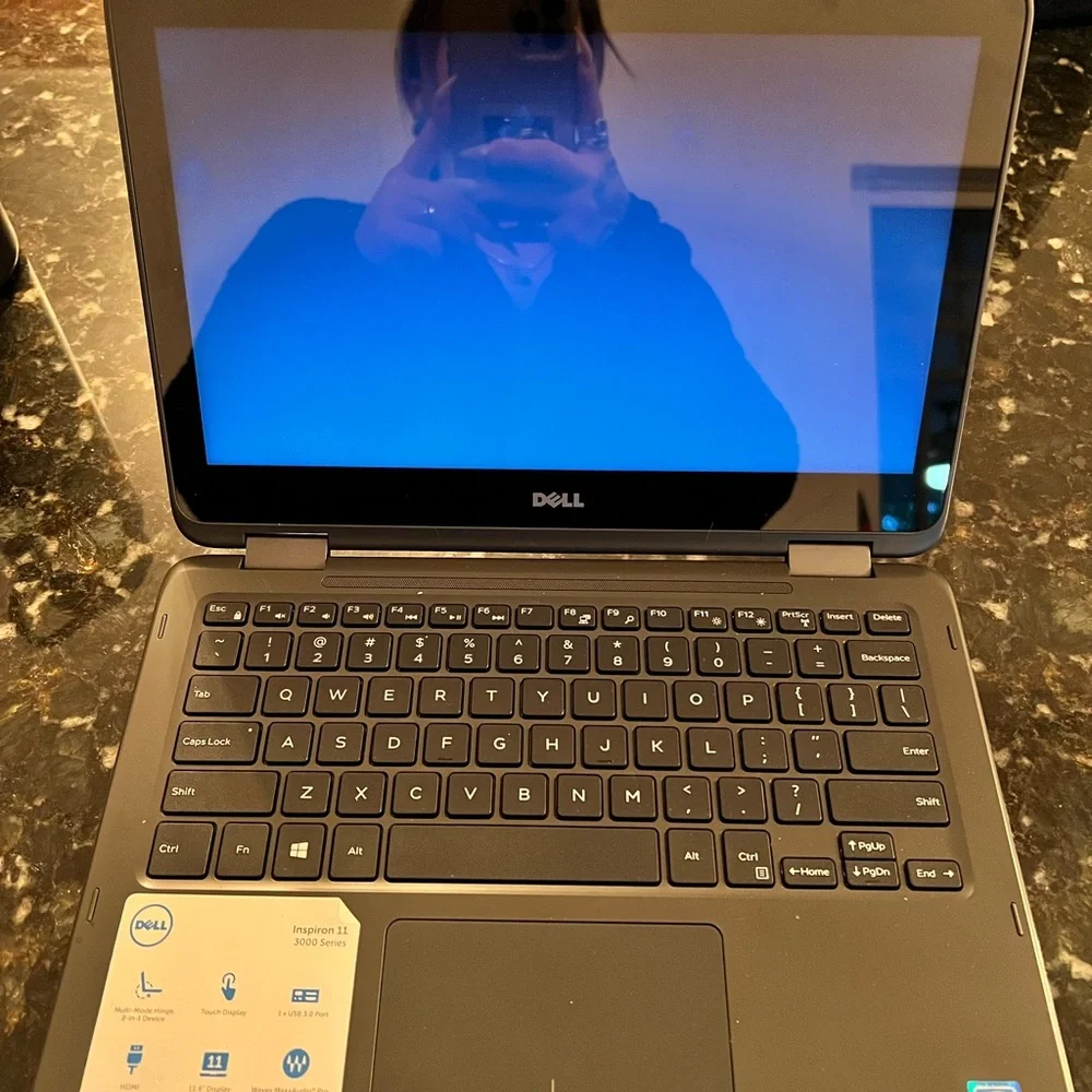 Dell Inspiron 11 Laptop that folds into a tablet.